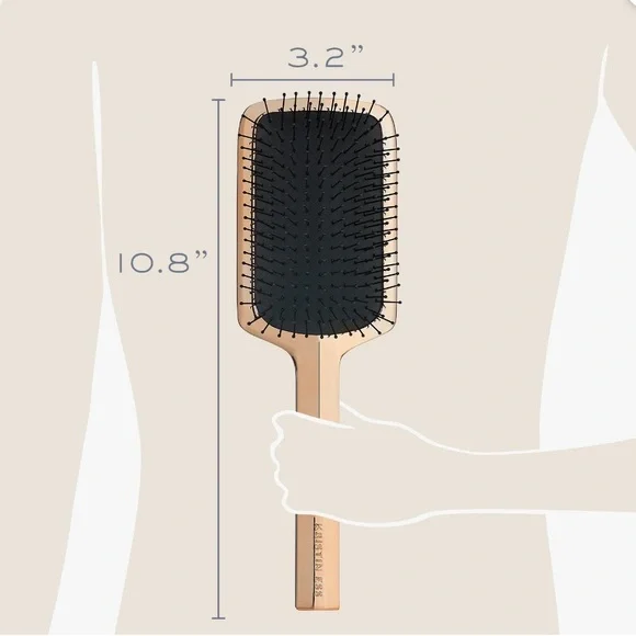 Kristin Ess Assist Large Detangling Hair Brush with Flexible Bristles (LOT 2) - Picture 4 of 4